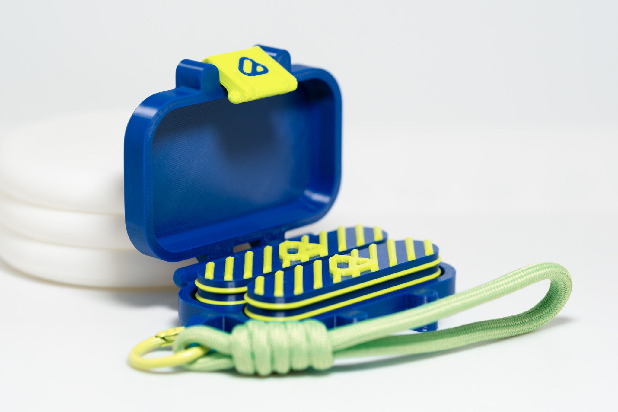 Bidgit (Blue/Lime) with Hard Case